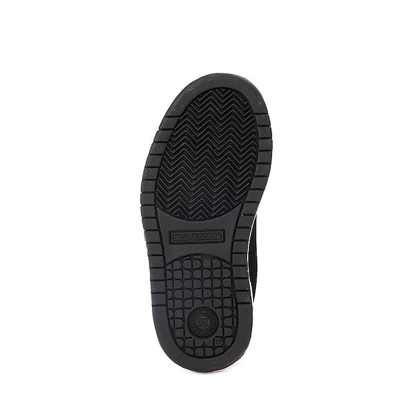 alternate view DC Court Graffik Skate Shoe - Little Kid / Big Kid - Black / WhiteALT3