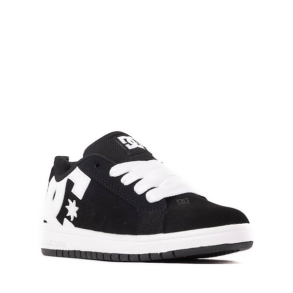 alternate view DC Court Graffik Skate Shoe - Little Kid / Big Kid - Black / WhiteALT5