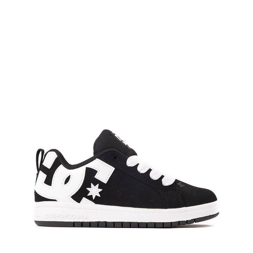 DC Court Graffik Skate Shoe - Little Kid / Big Kid - Black / White