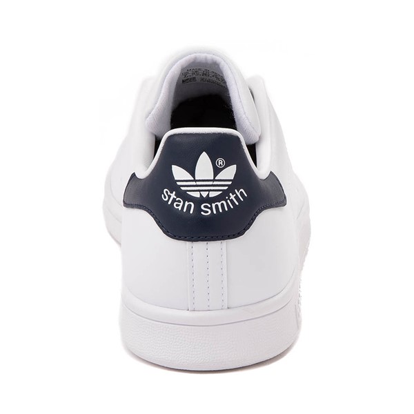 Womens adidas Stan Smith Athletic Shoe - White / Navy | JourneysCanada
