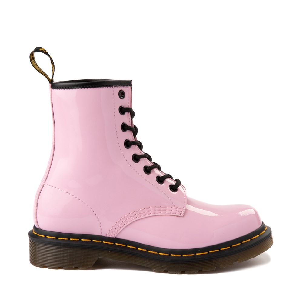Womens Dr. Martens 1460 8-Eye Patent Boot - Pale Pink