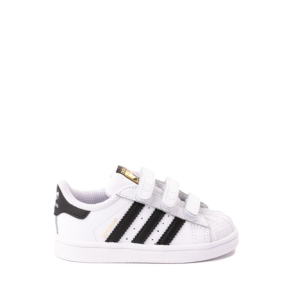 Main view of adidas Superstar Athletic Shoe - Toddler - White
