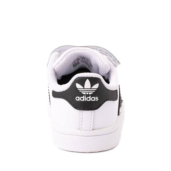 alternate view adidas Superstar Athletic Shoe - Toddler - WhiteALT4