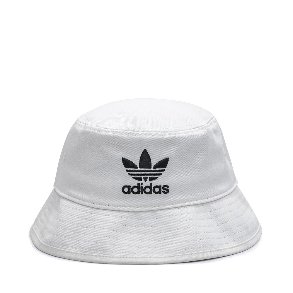 adidas Trefoil Logo Bucket Hat - White