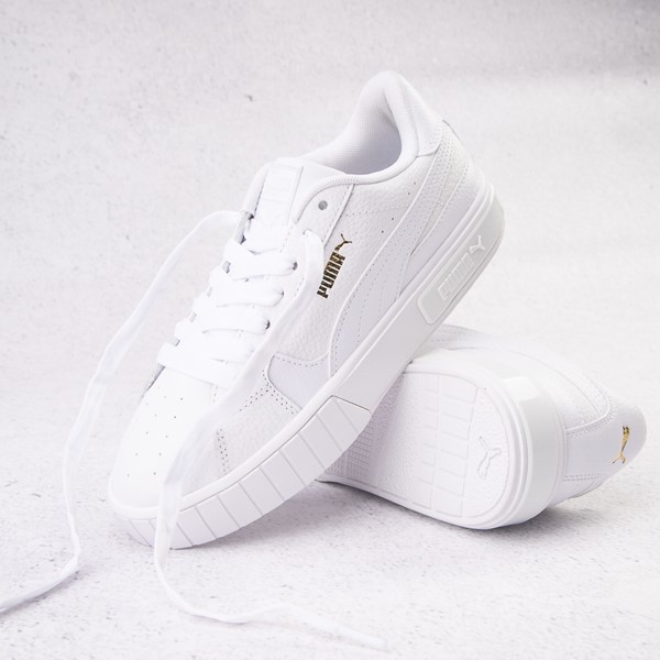 Main view of Womens PUMA Cali Star Athletic Shoe - White / Gold