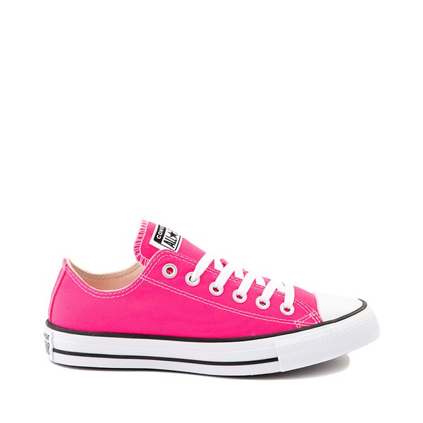 bright pink converse all star