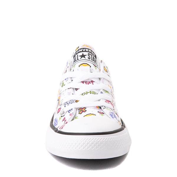 alternate view Converse Chuck Taylor All Star Lo Gamer Sneaker - Baby / Toddler - WhiteALT4