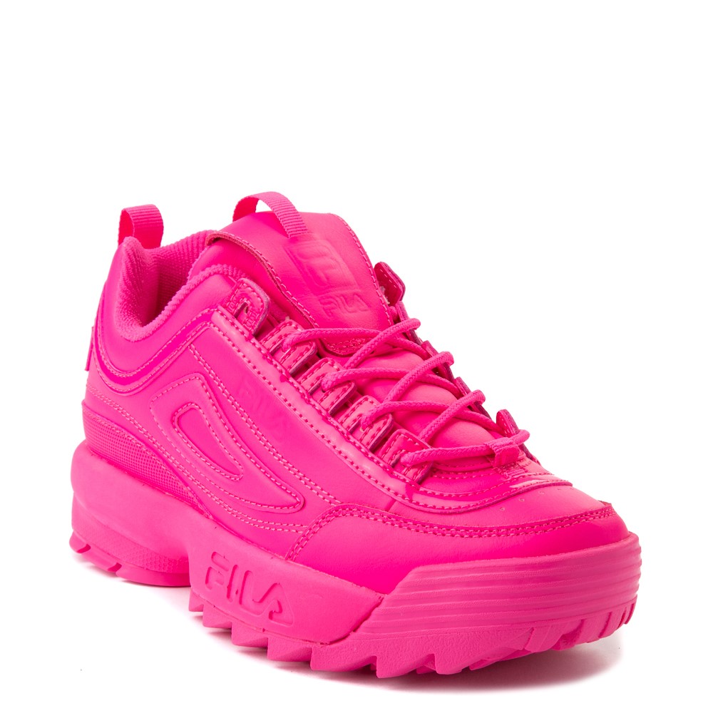 Womens Fila Disruptor 2 Athletic Shoe - Glow Pink Monochrome
