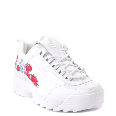 Fila womens hot sale white sneakers