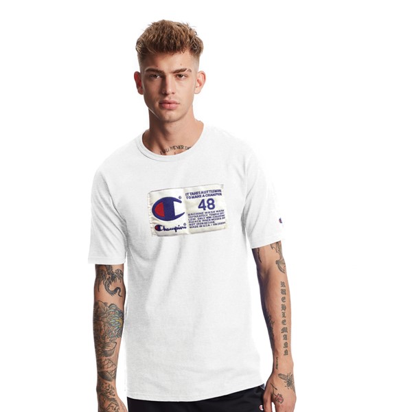 T-shirt Champion Heritage pour hommes — Blanc