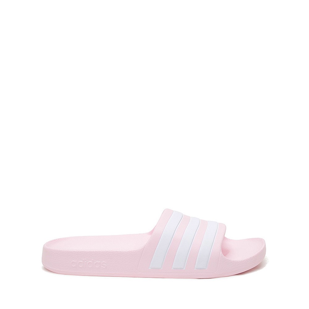 adidas Adilette Aqua Slide Sandal - Little Kid / Big Kid - Clear Pink