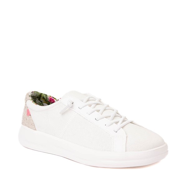 alternate view Womens HEYDUDE Karina Slip-On Casual Shoe - Coconut WhiteALT5