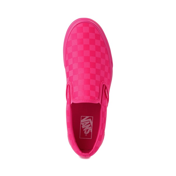 alternate view Vans Slip On Tonal Checkerboard Skate Shoe - Pink GlowALT2
