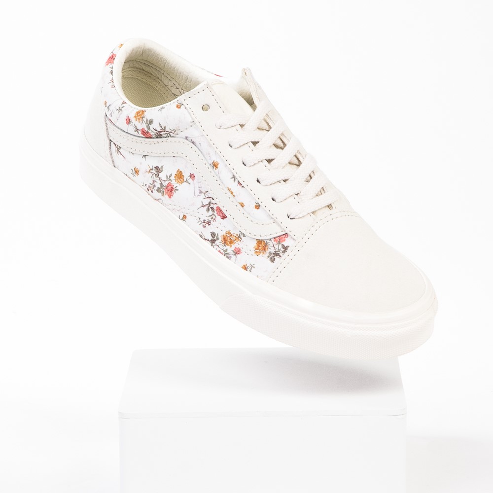 Chaussure de skate Vans Old Skool - Blanche / Floral