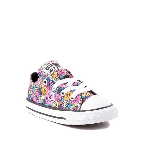 alternate view Converse Chuck Taylor All Star Lo Sneaker - Baby / Toddler - Painted FloralALT5