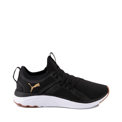 Alternate view of PUMA SoftRide Sophia Luxe Athletic Shoe - Black / Gold
