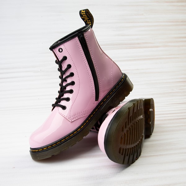 Main view of Dr. Martens 1460 8-Eye Patent Boot - Little Kid / Big Kid - Pale Pink