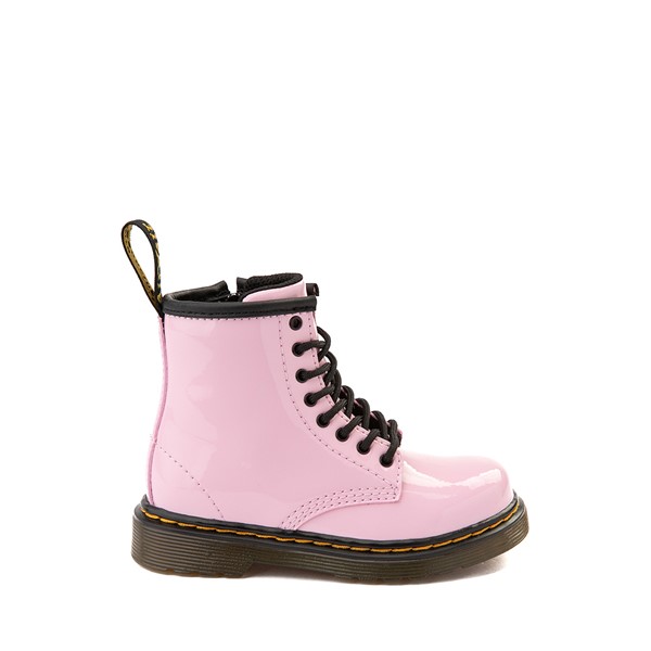 Main view of Dr. Martens 1460 8-Eye Patent Boot - Toddler - Pale Pink