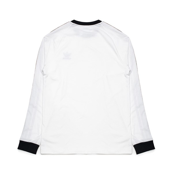 alternate view T-shirt à manches longues adidas Adi-Color Classics à trois bandes pour hommes - BlancALT1