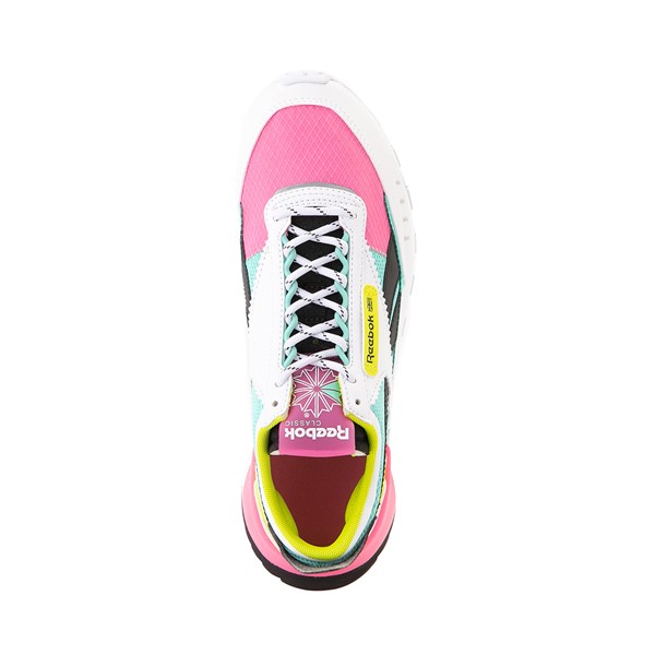 alternate view Womens Reebok Classic Legacy Athletic Shoe - White / Pink / MintALT2