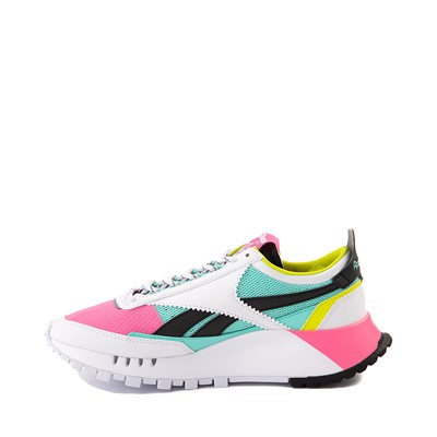 Alternate view of Womens Reebok Classic Legacy Athletic Shoe - White / Pink / Mint