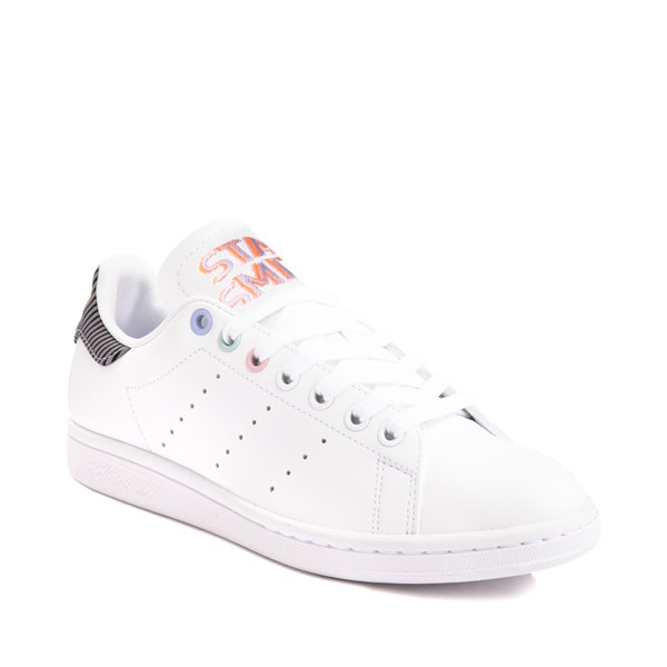 alternate view Womens adidas Stan Smith Athletic Shoe - White / Violet Tone / Clear PinkALT5