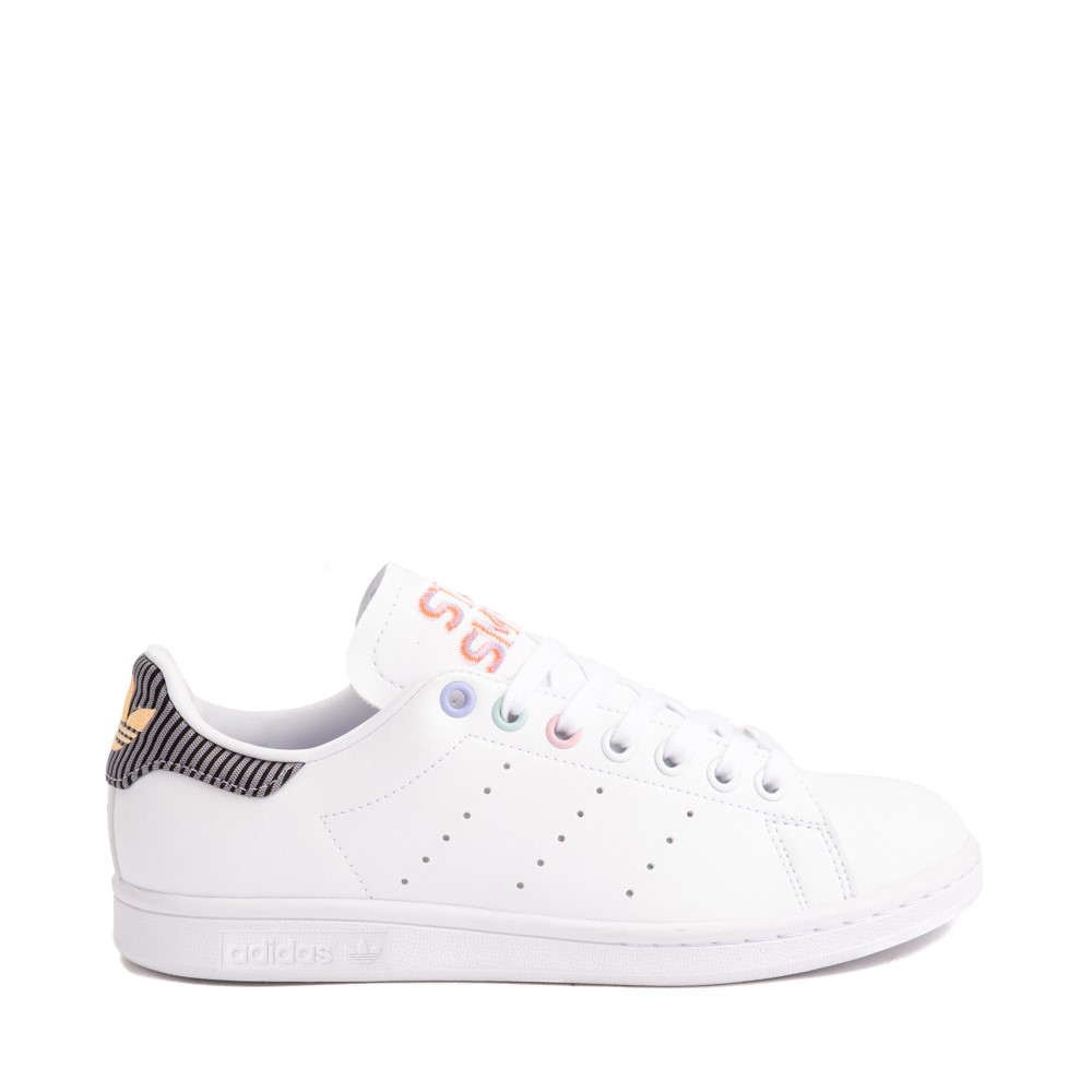 Womens adidas Stan Smith Athletic Shoe - White / Violet Tone / Clear Pink