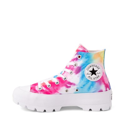 Alternate view of Womens Converse Chuck Taylor All Star Hi Lugged Sneaker - Tie Dye