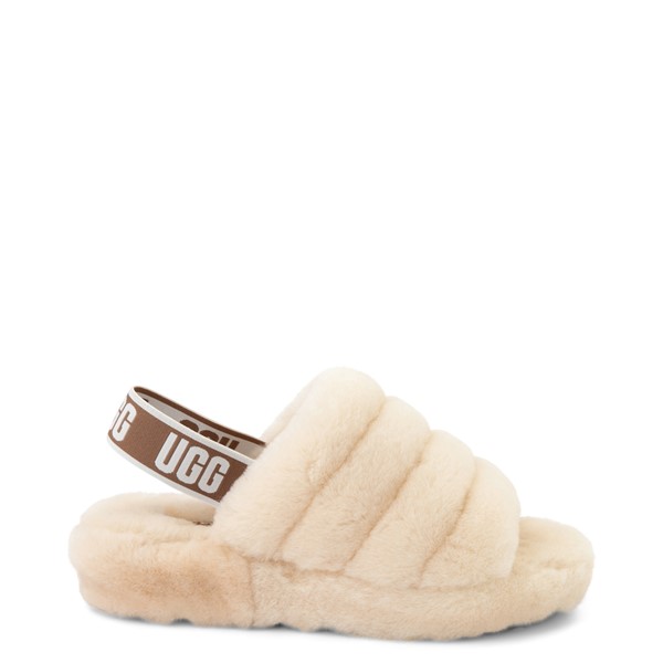 Sandale de type « slide » UGG® Fluff Yeah pour femmes - Naturelle