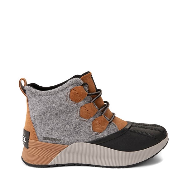 Main view of Womens Sorel Out 'N About&trade; III Classic Duck Boot - Camel Brown / Grey / Black
