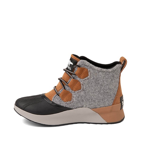 alternate view Womens Sorel Out 'N About™ III Classic Duck Boot - Camel Brown / Grey / BlackALT1