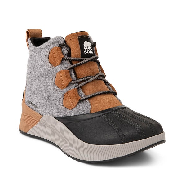 alternate view Womens Sorel Out 'N About™ III Classic Duck Boot - Camel Brown / Grey / BlackALT5