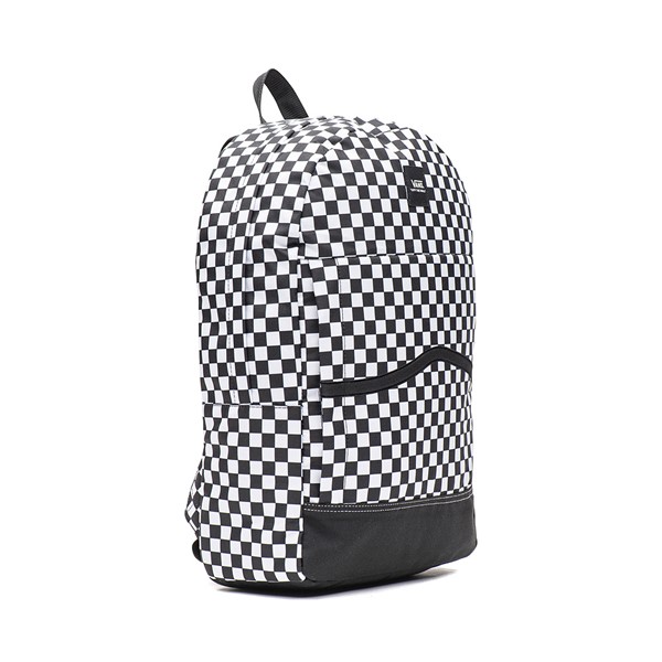 alternate view Vans Construct Skool Backpack - Black / White CheckerboardALT6