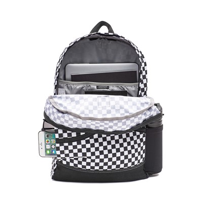 Alternate view of Vans Construct Skool Backpack - Black / White Checkerboard