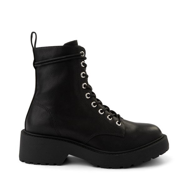 Main view of Womens MIA Madolyn Combat Boot - Black