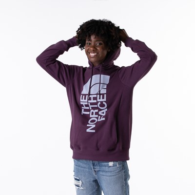 Alternate view of Womens The North Face Trivert Hoodie - Blackberry
