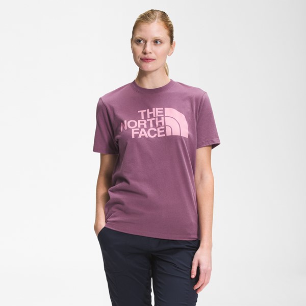 Main view of T-shirt demi-dôme de The North Face pour femmes  Mauve