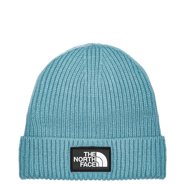Main view of The North Face Logo Box Beanie - Storm Blue