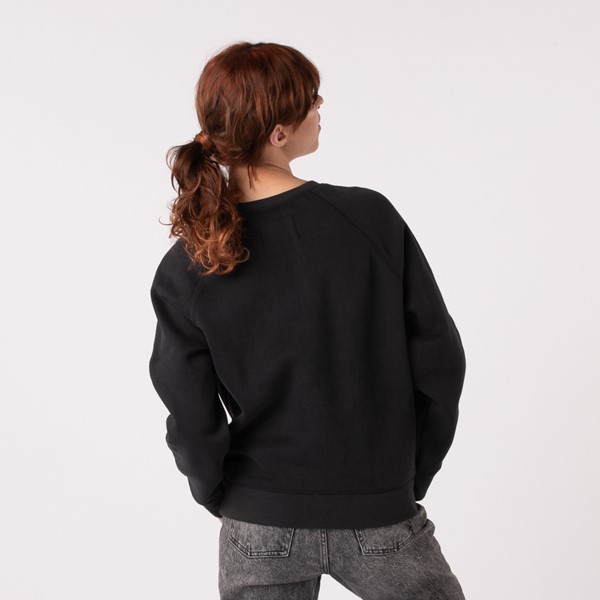 alternate view Womens UGG® Madeline Fuzzy Logo Sweatshirt - BlackALT4