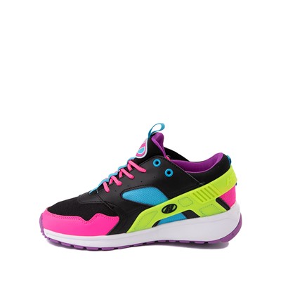 Vue alternative de Chaussure de skate Heelys Force - Enfant/Junior - Noire / Blocs de couleurs néon