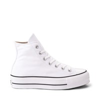 Converse chuck taylor outlet hi platform white trainers