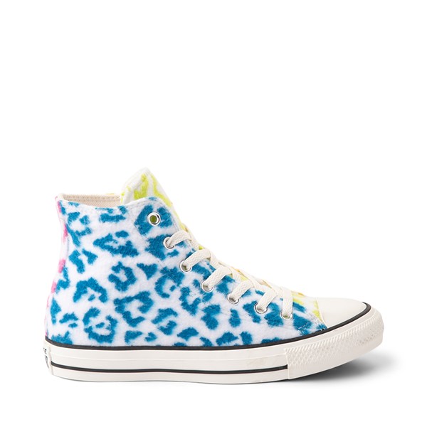 Main view of Womens Converse Chuck Taylor All Star Hi 360 Sneaker - Kinetic Blue / Lime Twist Leopard