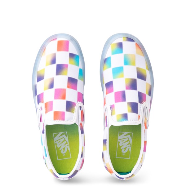 alternate view Vans Cultivate Care Slip On Checkerboard Skate Shoe - White / MulticolorALT2
