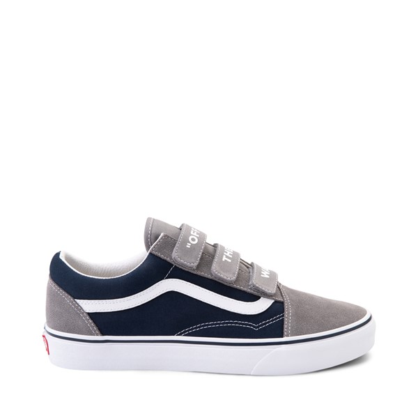 Main view of Vans Old Skool V Off The Wall Skate Shoe - Frost Gray / Dress Blues