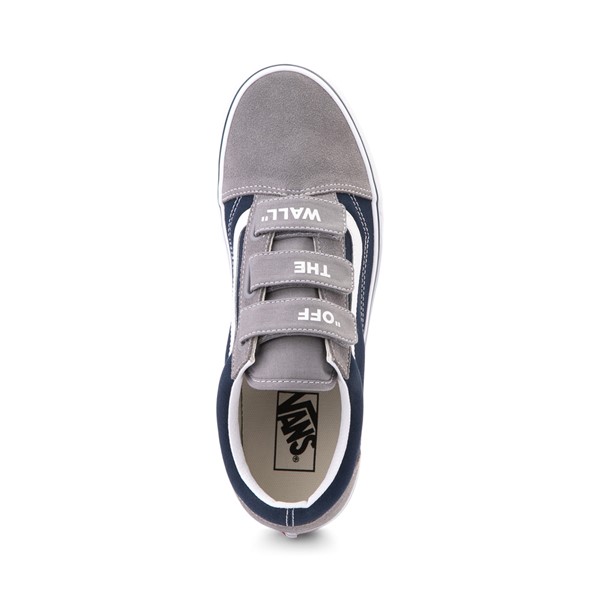alternate view Vans Old Skool V Off The Wall Skate Shoe - Frost Gray / Dress BluesALT2