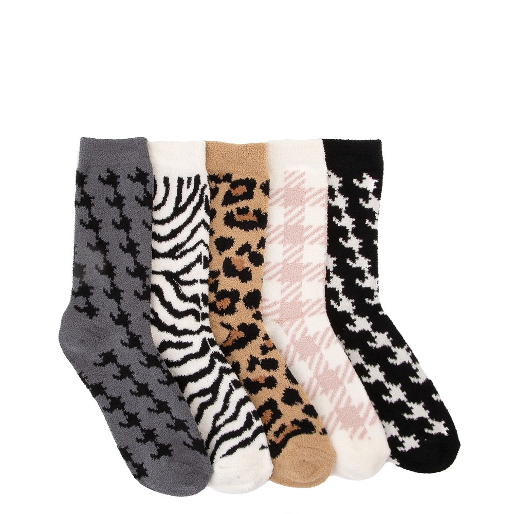 Womens Butter Crew Socks 5 Pack - Multicolour | JourneysCanada