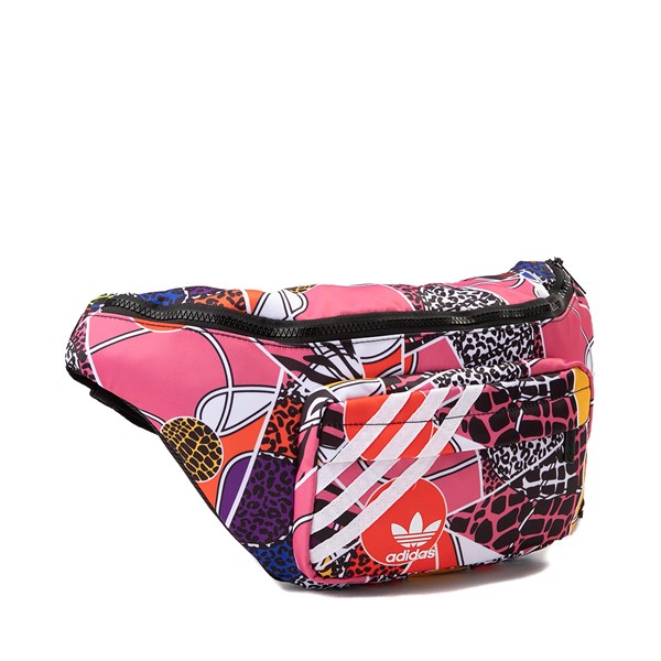 alternate view adidas Waist Bag - Pink / MulticolorALT5