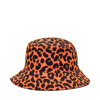 Alternate view of adidas Trefoil Logo Reversible Bucket Hat - Leopard