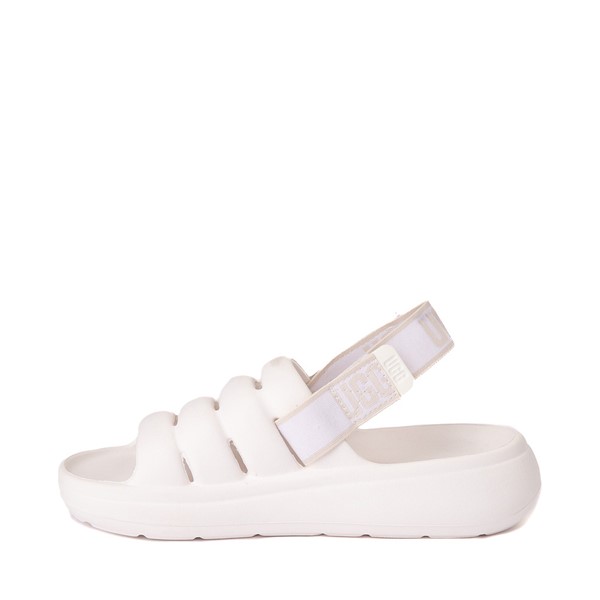 alternate view Womens UGG® Sport Yeah Slide Sandal - WhiteALT1
