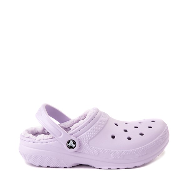 Main view of Crocs Classic Fuzz-Lined Clog - Lavender